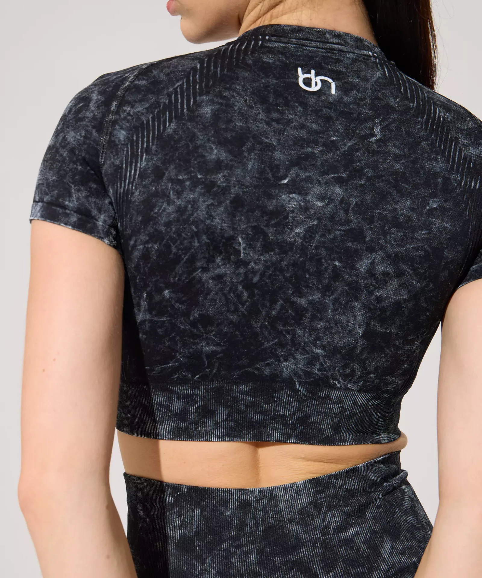 Cleara Kısa Kollu Batik Desen Takım - Siyah - Görsel 2