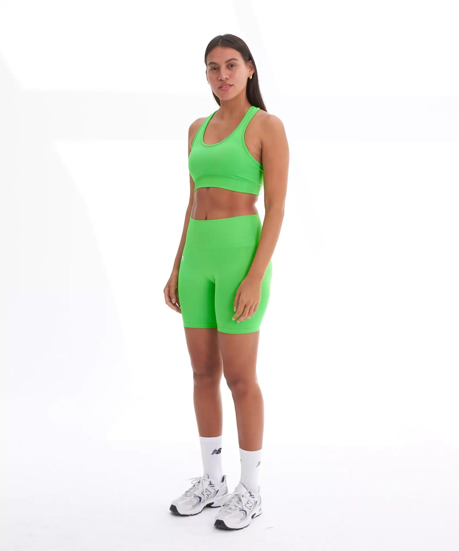 Beatris Bra Şort Takım - Neon Yeşil - Görsel 7
