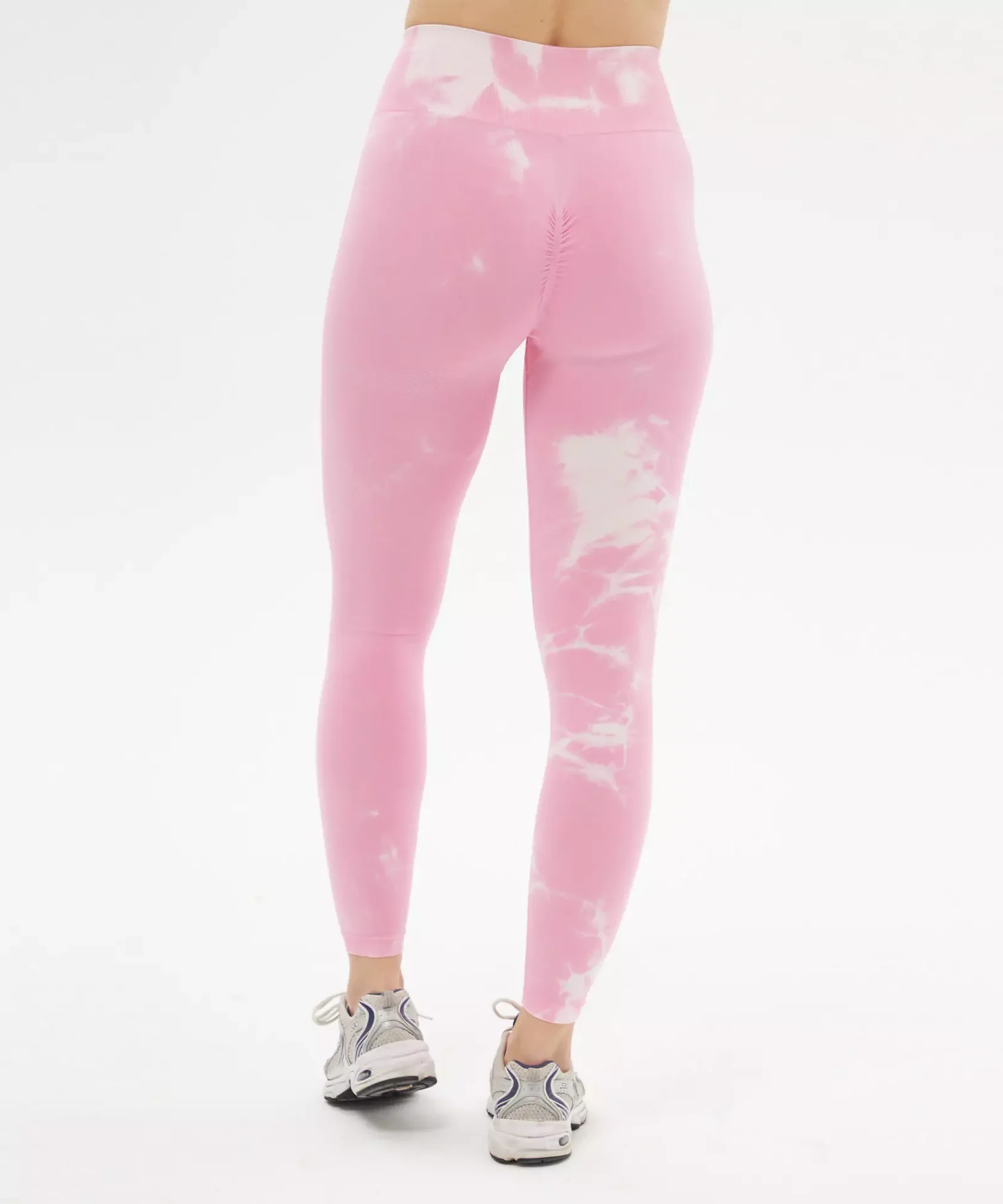 Opal Batik Desen Push Up Tayt - Pembe - Görsel 3