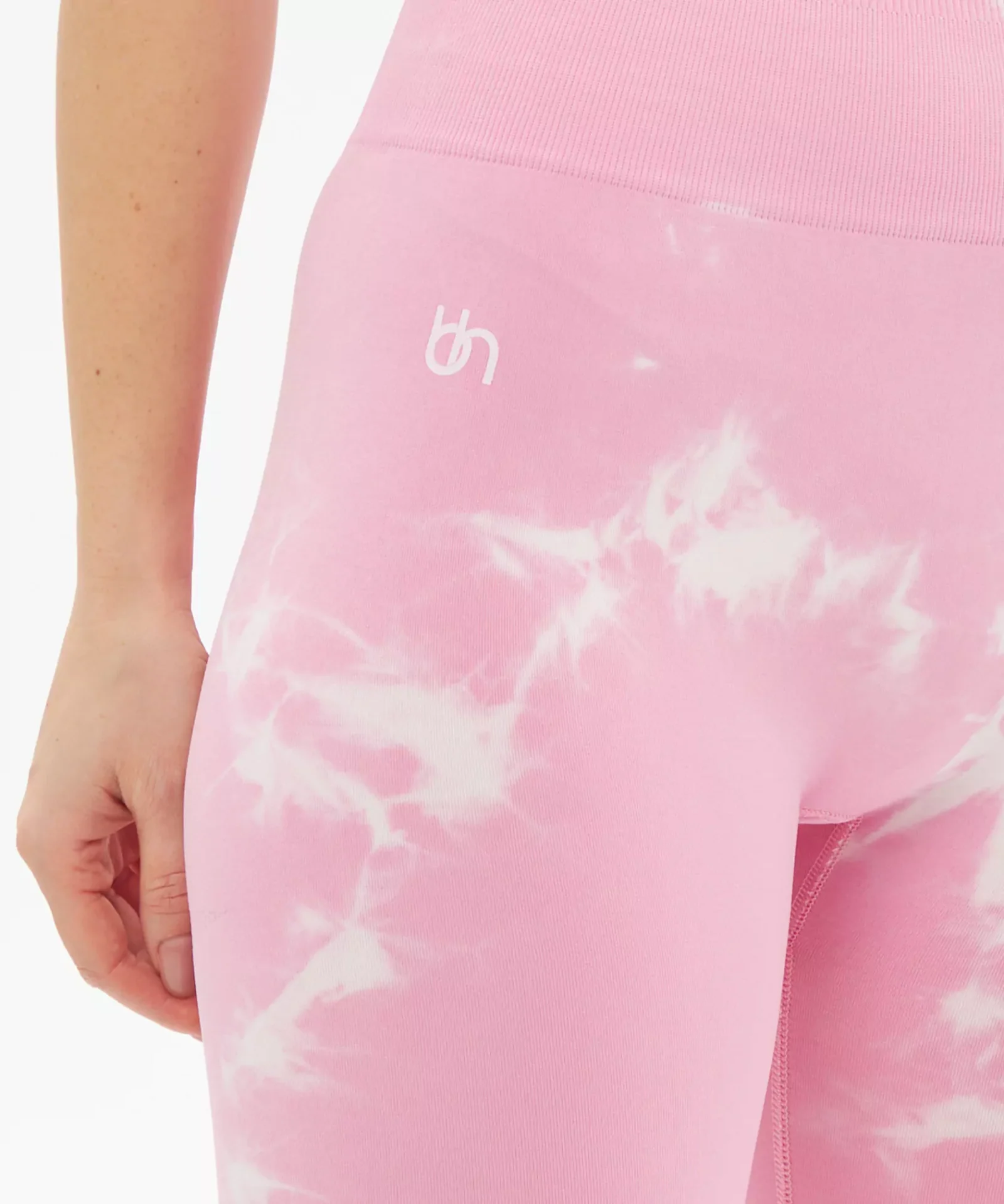 Opal Batik Desen Push Up Tayt - Pembe - Görsel 2